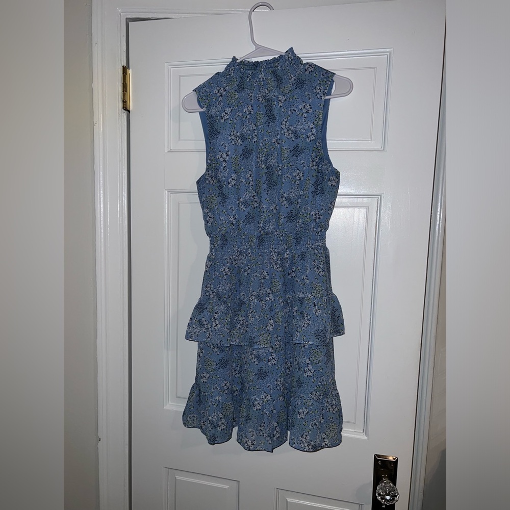 Bcbgeneration Smocked Neck Ruffle Mini Dress - image 3